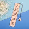 Copper Anniversary Bookmark Gifts for Her Him 7 Year Copper