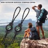 20PC Compass Zipper Pull Fits for Sport Outdoor Travel Backpack