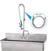 TNROTED 60 Inch Commercial Pre Rinse Sprayer Hose 1.42 GPM