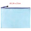Boxonly A5 Plastic Wallets Zip Lock Bags Mesh Document Wallet