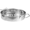 Stainless Steel Large Hole Colander for Shrimp Pasta & Vegetables