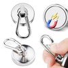 Magnetic Hooks, Set of 2, Magnetic Hooks, Carabiner Hooks, Super