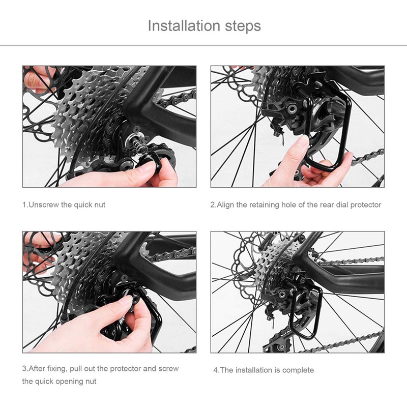 VGOL Bicycle Rear Derailleur Chain Gear Guard Protector Bracket for