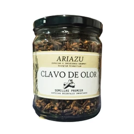 ARIAZU Clavo de olor entero frasco hermetico reusable Clavo entero150 gramos Especias aromaticas Clove