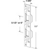 Prime-Line U 11452 Door Strike, 5-1/2 In., Hole Center, Matte