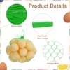 uxcell 100Pcs Reusable Produce Mesh Bags, 40cm Mesh Nylon Netting