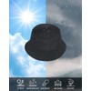 Zylioo Large Bucket Sun Hat with Detachable Chin Strap,Water Resistant