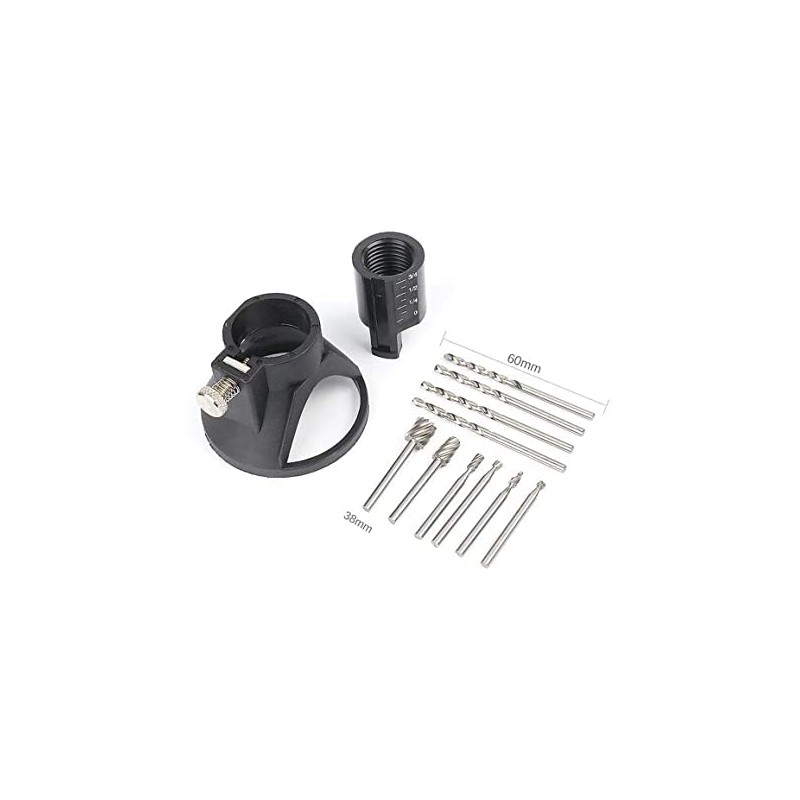 TOP-VIGOR Rotary Multi Tool Cutting Guide Router Attachment Kit, HSS