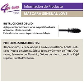 Prosa Rimel Mascara Pestañas Sensual Love Prosa 4 en 1 Original