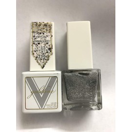 Gel Matching SOAK Off Gel & Nail Lacquer Crystal YAMAGUCCI #712 by VETRO