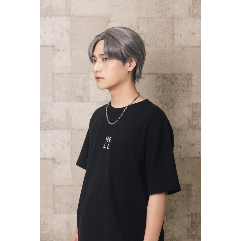 Clearstone WIGGY RICH Men's Comma Hair Wig Silver Ash