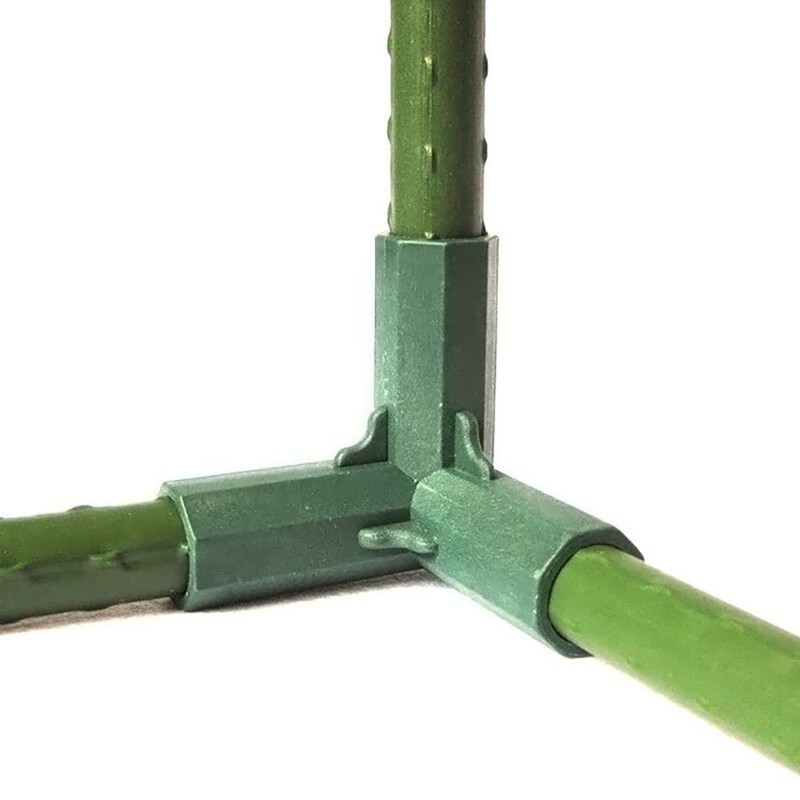 TopHomer 10 Pcs Plastic Greenhouse Frame Connector, 16mm Heavy Duty