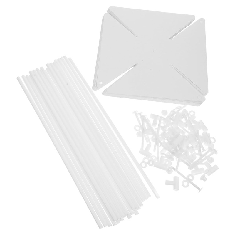 ABOOFAN 24 pcs Windmill DIY Kit, White, Paper Windmill, Can