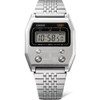 Casio A1100D-1D Digital Silver Strap Unisex Adult Watch, Gray Dial,