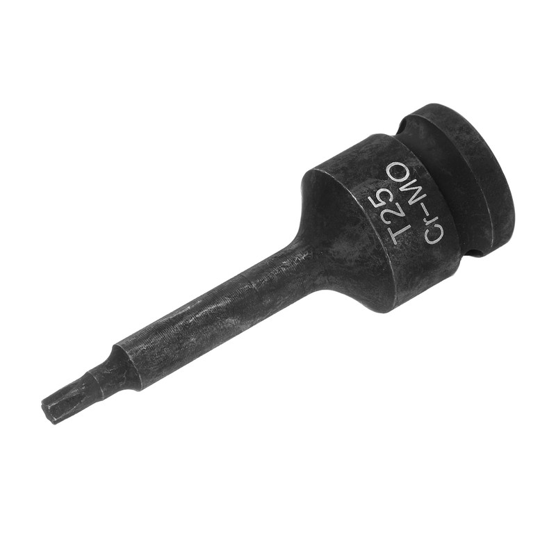 sourcing map T25 Torx Bit Socket 1/2" Drive 6 Point