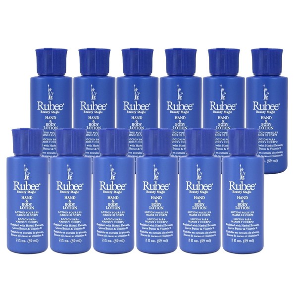 Rubee Hand & Body Lotion 2 oz. (Pack of 12)
