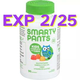 SmartyPants Kids Multivitamin Gummies and Fiber Supplement SEE PICS FOR DATE