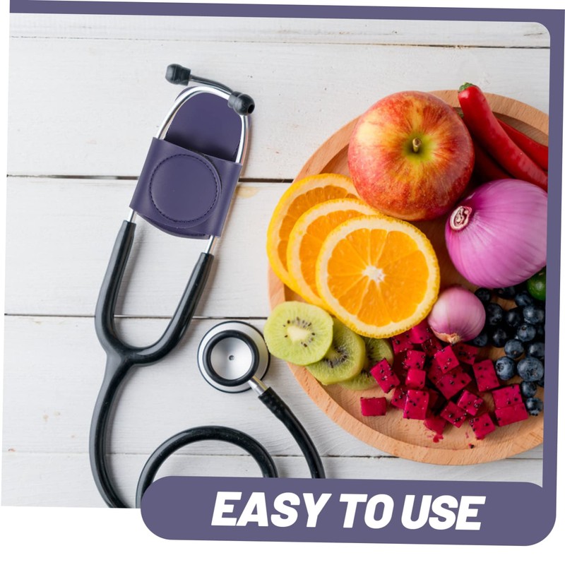 Gatuida Stethoscope Clip Pu Leather Holder Stethoscope Tape for Nurses