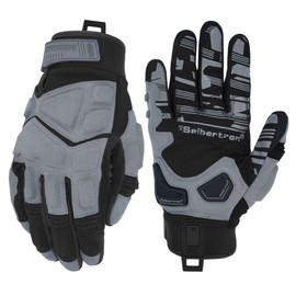 Seibertron SPS-1 Unisex Touchscreen Motorcycle Gloves - Full Finger Sports Gloves for Road, Offroad, MTB, BMX, MX, ATV, Bike, Motocross Youth Grey XL