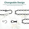 Urkupoo 6PCS Hanging Chains with S Hooks, 24.2IN Long Hanging