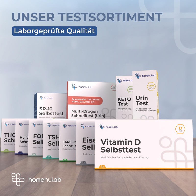 2x Hypothyroidism Test (TSH) Simple Self Test for Symptoms such