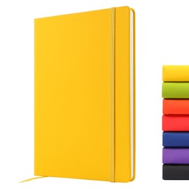 A5 Notebook, Journal Notebook A5 Notepad Notebook for Office School Home Business Writing & Note Taking 80gsm（Yellow）
