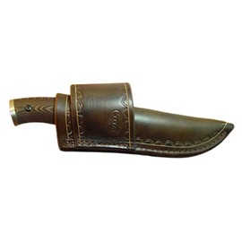 Leather Knife Sheath/Case Made To Fit Buck Selkirk 863