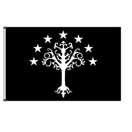 Fyon Large Gondors flag from J. R. R. Tolkiens Middle-earth Flag 3X5Ft