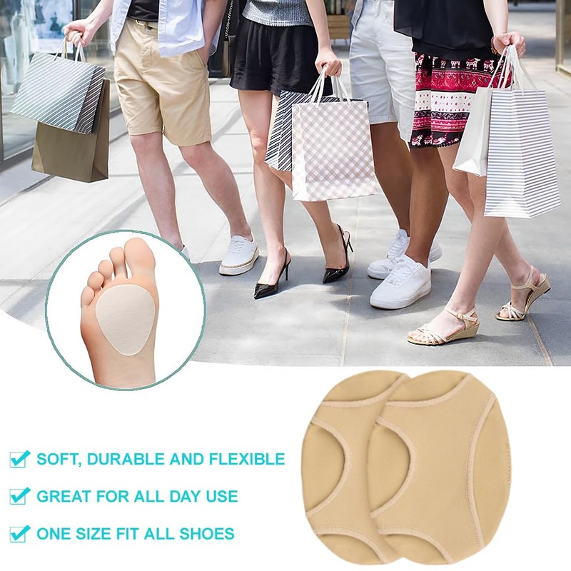 Metatarsal Pad S (EU 35-40), Comfortable Metatarsal Pad with Soft,
