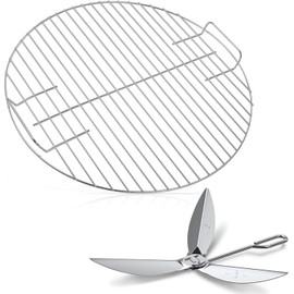 Coolbird Replacement Cooking Grate with 22-1/2-Inch One-Touch Cleaning System Kit