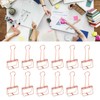 30Pcs Wire Binder Clips 2in Wide Hollow Out Strong Metal