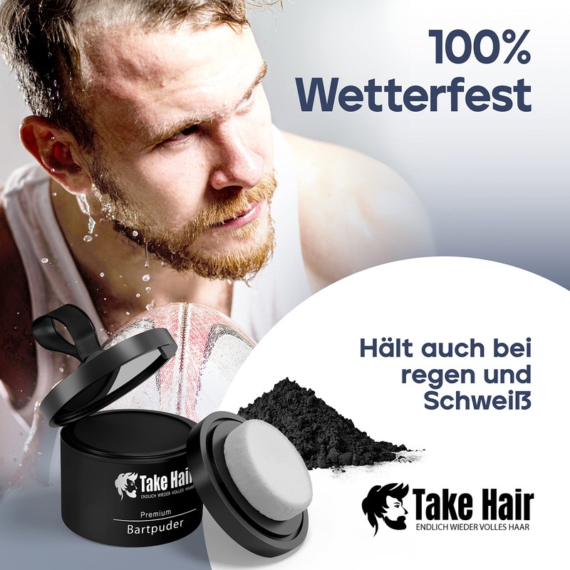 Take Hair Beard Dye, 100% Waterproof, 4 g Beard Powder
