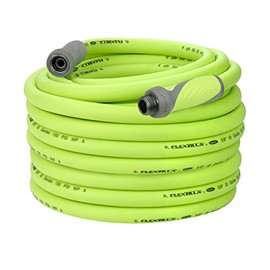 Flexzilla Garden Hose with SwivelGrip, 5/8 in. x 100 ft., Heavy Duty, Lightweight, Drinking Water Safe, ZillaGreen - HFZG5100YWS-E | Flexzilla