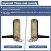 Casmer Upgrade Double Sided Keypad Door Lock with Adjustable Deadlatch