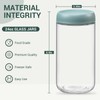 NETANY 6-pack 24oz Glass jars with Airtight Lids, Overnight Oats