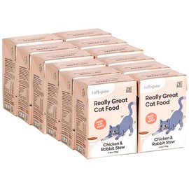TUFT + PAW Really Great Cat Food Cage Free Chicken & Rabbit Stew, High Protein Wet Cat Food with Pumpkin and Salmon Oil, No fillers or Additives - 5.5oz (Pack of 12)