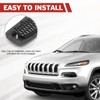 JINCHEN 7pcs Grill Mesh Inserts Fit for Jeep Cherokee 2014-2018,