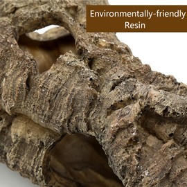 Large Reptile Hide, 12”, Aquarium Decor, Territorial Fish Hideaway, Hideout House, Reptile Decoration Fish Tank dec