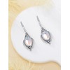 Moonstone Earrings for Women Sterling Silver Hypoallergenic Boho Drop Earrings