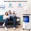ARLIME Portable AC Cooling Fan, 3-IN-1 Portable Evaporative Air Cooler