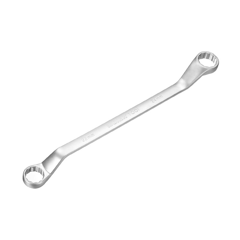 sourcing map Offset Extra Long Box End Wrench 22 x