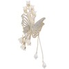 Baluue Claw Clips for Women Metal Hairpin Rhinestone Pearl Butterfly