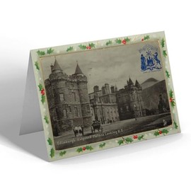 CHRISTMAS CARD - Vintage Scotland - Edinburgh. Holyrood Palace Looking N.E.