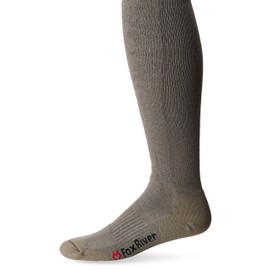 Fox River Men's Fatigue Fighter Over-The-Calf Socks Large, 1 Pack Coyote Brown Socks with Upgraded Air Flow & Ultimate Comfort - Foliage Green - x Large