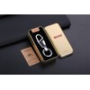 AIXUAN Zinc Alloy and Gold Leather Keychain, 2 Keys Rings,Comes