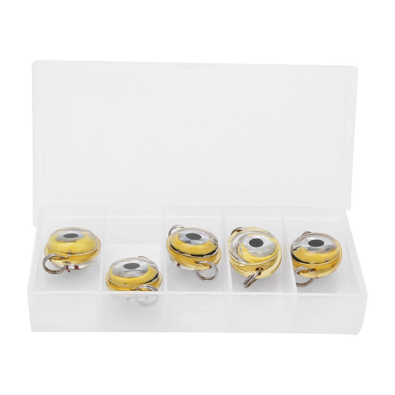 5 pcs LED Underwater Fishing Light Night Lamp Sequin Lure