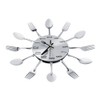 Stainless Steel Cutlery Clock Knife and Fork Spoon Wall Clock
