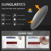 kimorn Sunglasses For Women Oversized Rimless Diamond Cutting Lens Classic