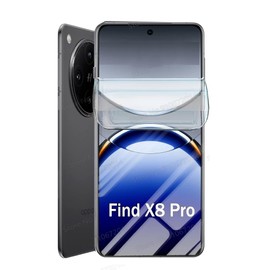 Snailcanfly 2Pcs High Sensitive Hydrogel Film Compatible with Oppo Find X8 Pro 5G 6.78" Soft Flexible Film Transparent TPU Screen Protectors Fingerprint Unlock Explosion-proof NOT Tempered Glass