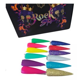 Nailux Coleccion De Acrilicos Colores Rockstar